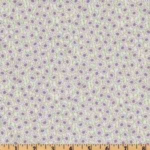  44 Wide Moda Amelia Mini Floral Playful Purple Fabric By 