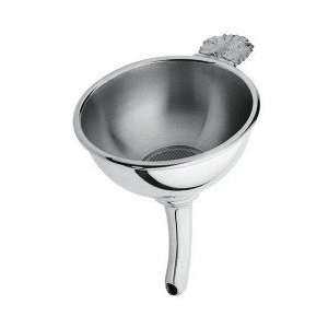 Peugeot PW240066 Sphere Decanting Funnel with Flat Filter, Pewter 