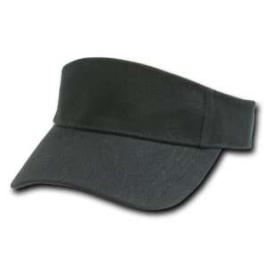  DECKY KIDS BLACK BRUSHED COTTON VISORS HAT CAP HATS 