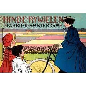  Vintage Art Hinde Rywielen Factory in Amsterdam   00668 4 