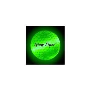 Glow Flyer Green Glowing Golf Ball 1.5inch lightstick for Night Golf 