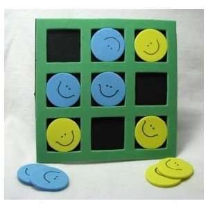  Travel Tic Tack Toe   spongy smiley faces (pack of 12 