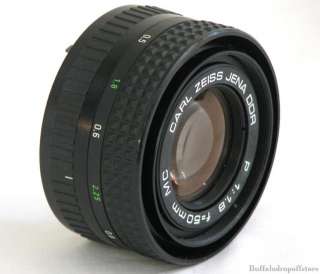 Carl Zeiss Jena DDR P 11,8 50mm MC Rare Camera Lens  