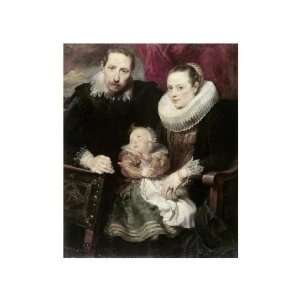  Sir Anthony Van Dyck   A Family Group Giclee