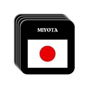 Japan   MIYOTA Set of 4 Mini Mousepad Coasters