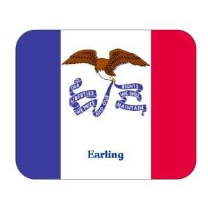  US State Flag   Earling, Iowa (IA) Mouse Pad Everything 