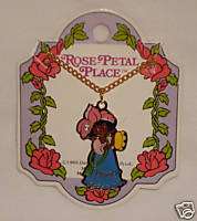 Rose Petal Place 1983 NECKLACE MOC  
