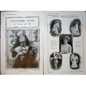  1907 Pantomimes Alice Russon Cinderella Theatre Glasgow 