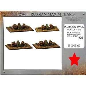    Forged in Battle (15mm WWII) Russian Maxim Teams Toys & Games