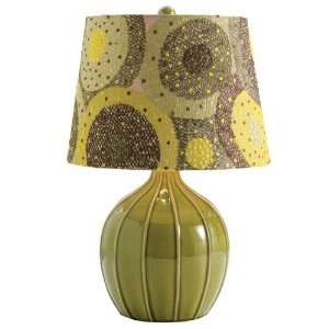  Arteriors Atkins Olive Green Porcelain Lamp   47181 290 