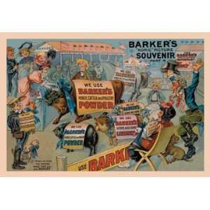  Barkers Horse, Cattle, and Poultry Powder 24X36 Giclee 
