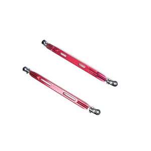   RS GS Megan Racing Front + Rear Tie Bars 2PC Combo Red Everything