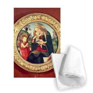  Virgin and Child with John the Baptist by   Tea Towel 