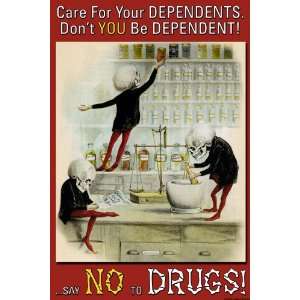  Care for your Dependents 28x42 Giclee on Canvas