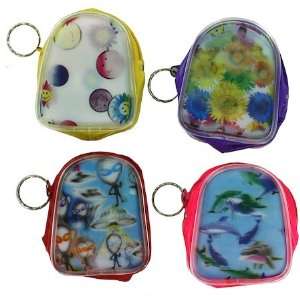  Backpack w/Hair Tie Keychain Case Pack 12 Arts, Crafts 