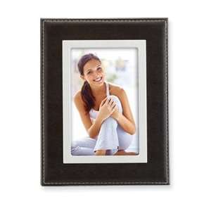  Black Leather 5x7 Photo Frame Jewelry