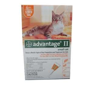  Bayer Advantage II Cat 5 9 pound 6 pack Flea Control Pet 