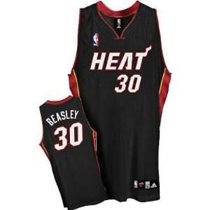 Miami Heat #30 Michael Beasley Black Jersey  Sports 
