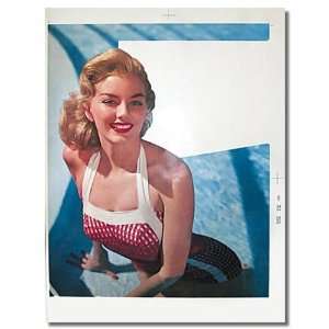  Vintage  Bathing Beauty Calendar Girl  Poster 1958 