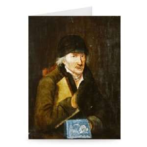 Portrait of Cadet Roussel (oil on canvas)    Greeting Card (Pack of 