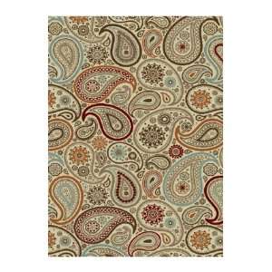  Concord Global Rugs Chester Collection Paisley Ivory 