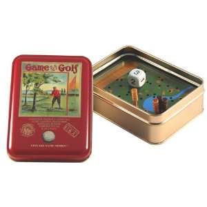   Games of Golf and Parlor Football in Tins   Set of 2 Toys & Games