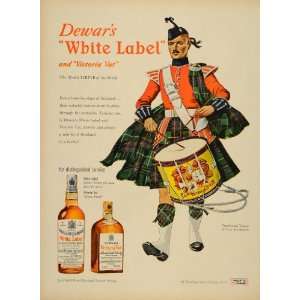  1952 Ad Dewars White Label Scotch Whisky MacIntyre 