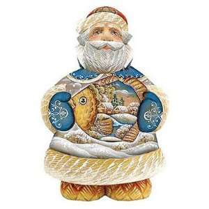   Limited Edition Into the Village Santa Figurine