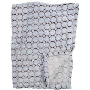   Northpoint Soft Baby Nurdery Blanket   Coral Dot Blue   30 x 40 Baby