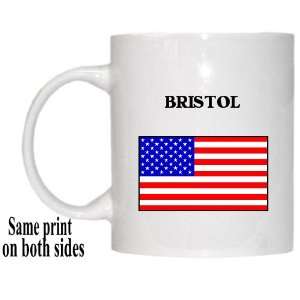  US Flag   Bristol, Connecticut (CT) Mug 