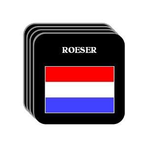  Luxembourg   ROESER Set of 4 Mini Mousepad Coasters 