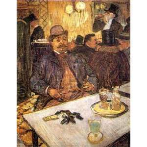  M. Boileau au Cafe Henri De Toulouse Lautrec. 22.00 