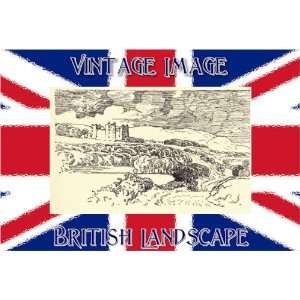   14 x 10cm) British Landscape Bolton Castle Yorkshire