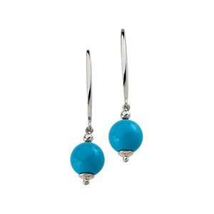  Sterling Silver Turquoise Earrings Jewelry