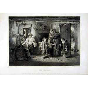  1866 ART JOURNAL ORPHAN CHILDREN HOUSE BABY FAMILY FAED 
