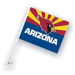   Arizona Cardinals NFL Car Flag With Wall Brackett