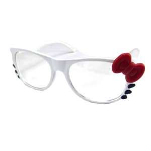    Hello Kitty Bow Tie Clear Lens Glasses Sunglasses 
