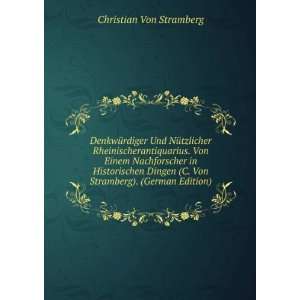   Dingen (C. Von Stramberg). (German Edition) Christian Von Stramberg