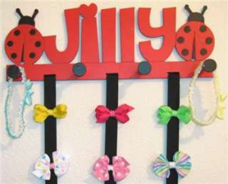 Personalized Hair bow holders (choose design)  