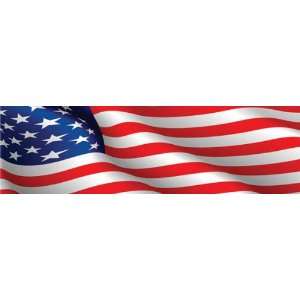  AMERICAN FLAG 66X29 FLAG REAR WINDOW DECAL Automotive