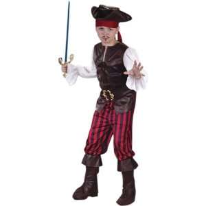 Childs Buccaneer Pirate Costume (SizeLG 12 14) Toys 