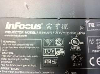 InFocus X1 DLP Digital Projector Home Theater Projection  