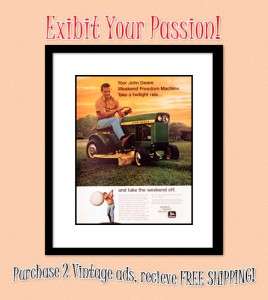 1971 John Deere Mower vintage ad  