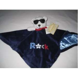  Baby Starters Rock Star Snuggle Buddy Security Blanket Lovey 