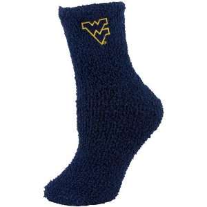   Virginia Mountaineers Ladies Navy Blue Cozy Socks