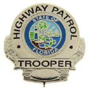  Florida Highway Patrol Badge Pin 1 Arts, Crafts & Sewing