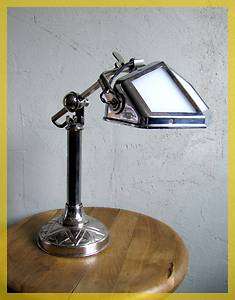 FRENCH ART DECO BAUHAUS PIROUETT desk lamp  