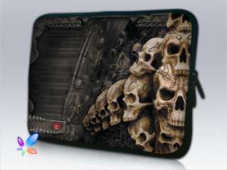 15.4 15.6  Skull Laptop Bag Notebook Case Sleeve Soft  
