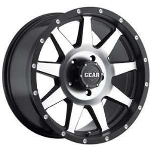 Gear Alloy Overdrive 20x9 Black Wheel / Rim 6x135 with a 18mm Offset 