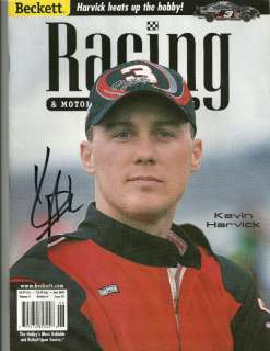 Kevin Harvick Autograph Racing Beckett June 2001 Issue  